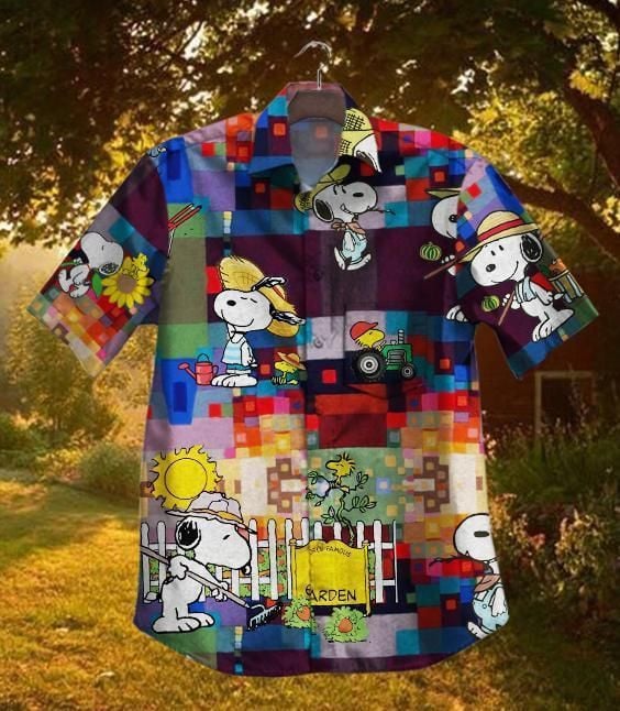 Snoopy Farmer Hawaiian Shirt 3d T Shirt