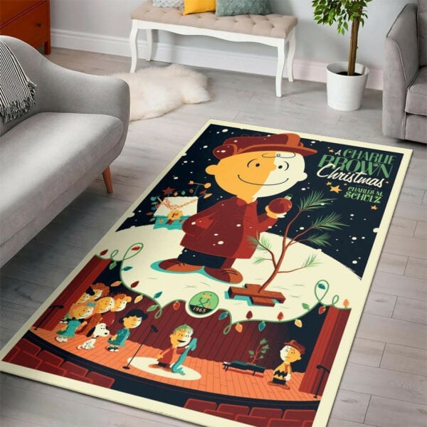 Snoopy Peanuts Rug, Gift For Fan Rug Home Decor Floor Decor