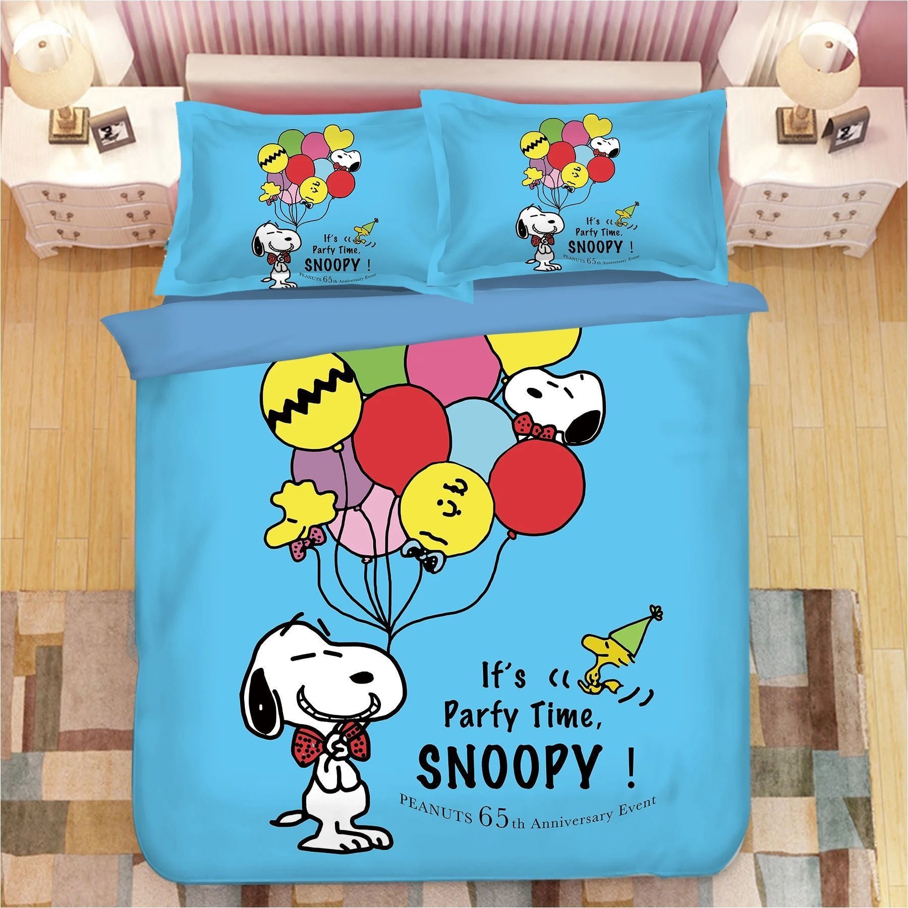 Peanuts Snoopy Duvet Quilt Bedding Set 260