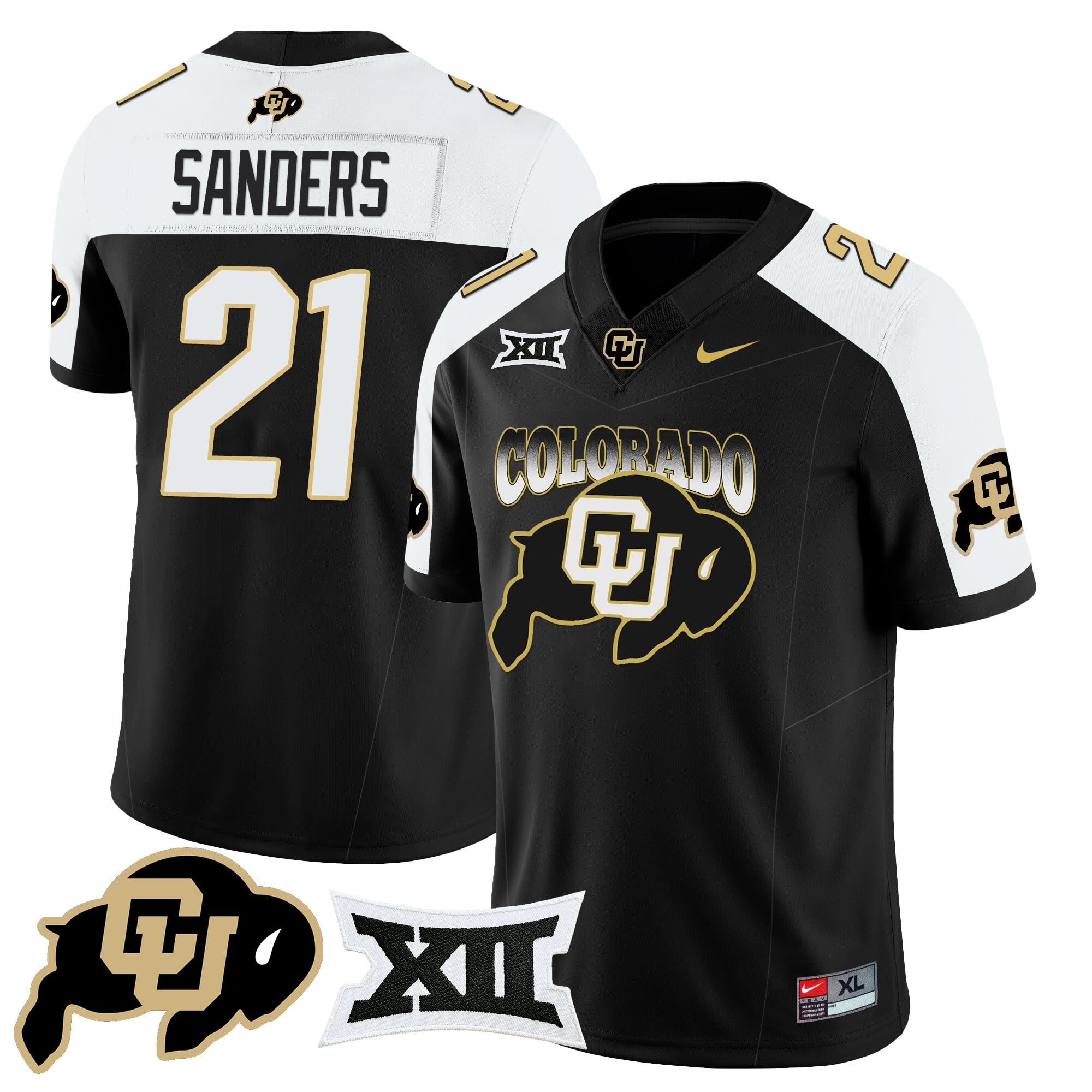 Men's Colorado Buffaloes 2024 Vapor Limited Jersey N2 - All Stitched