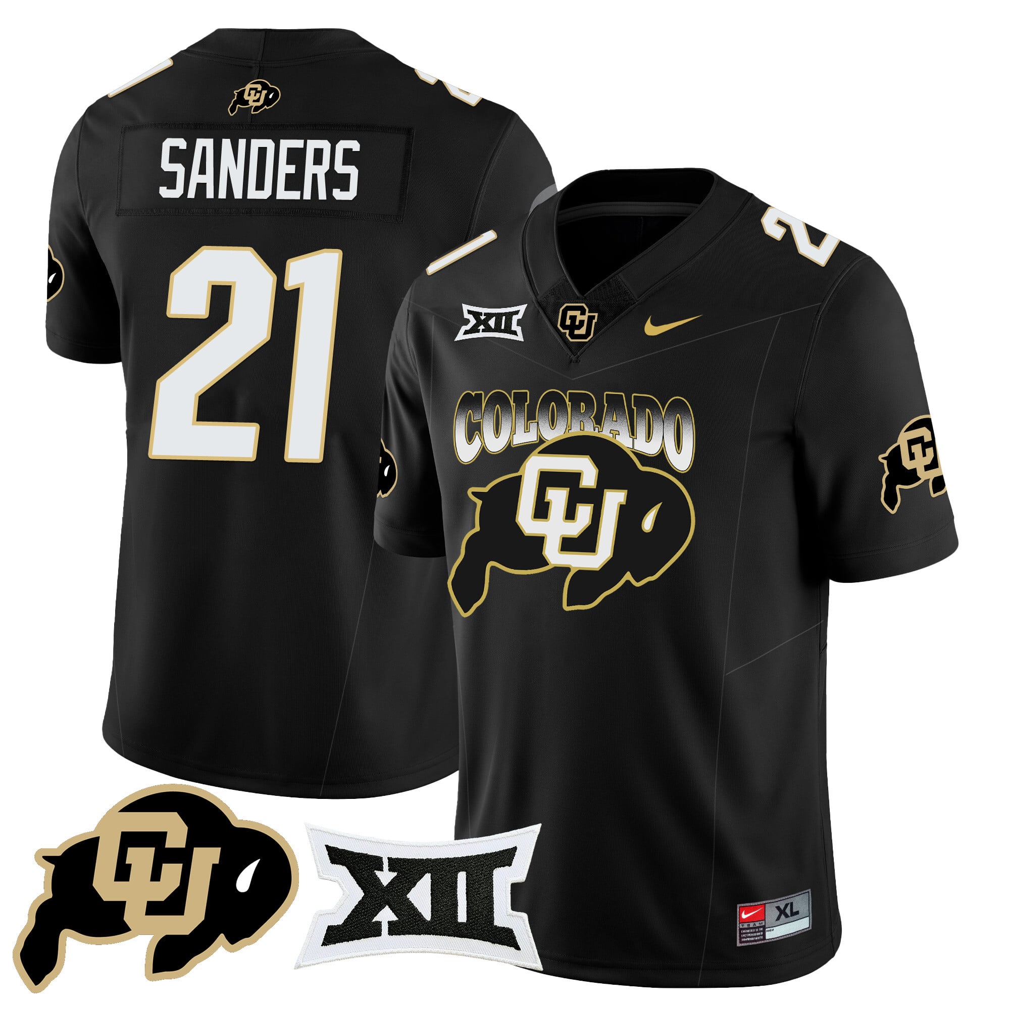 Men's Colorado Buffaloes 2024 Vapor Limited Jersey N2 - All Stitched