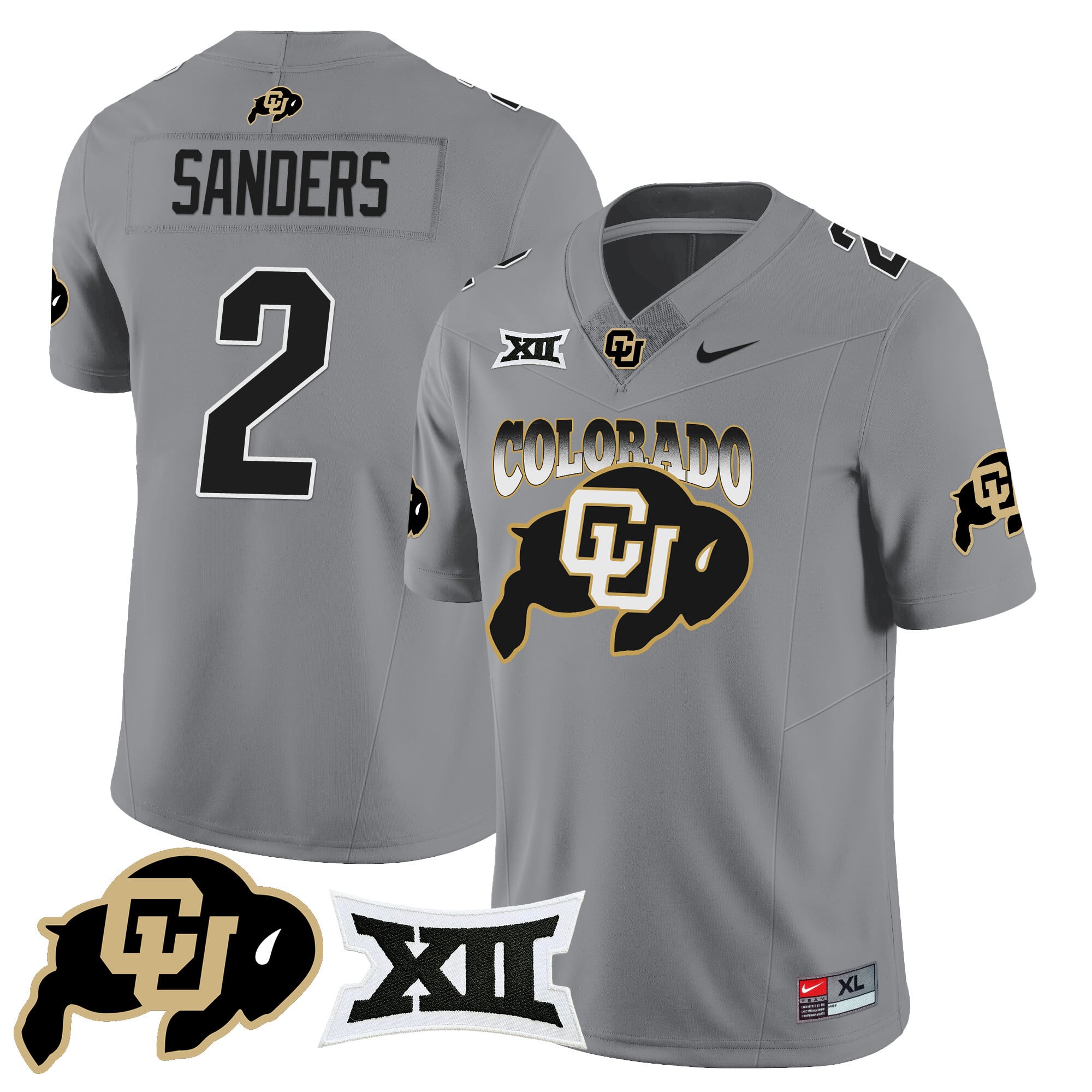 Men's Colorado Buffaloes 2024 Vapor Limited Jersey N2 - All Stitched