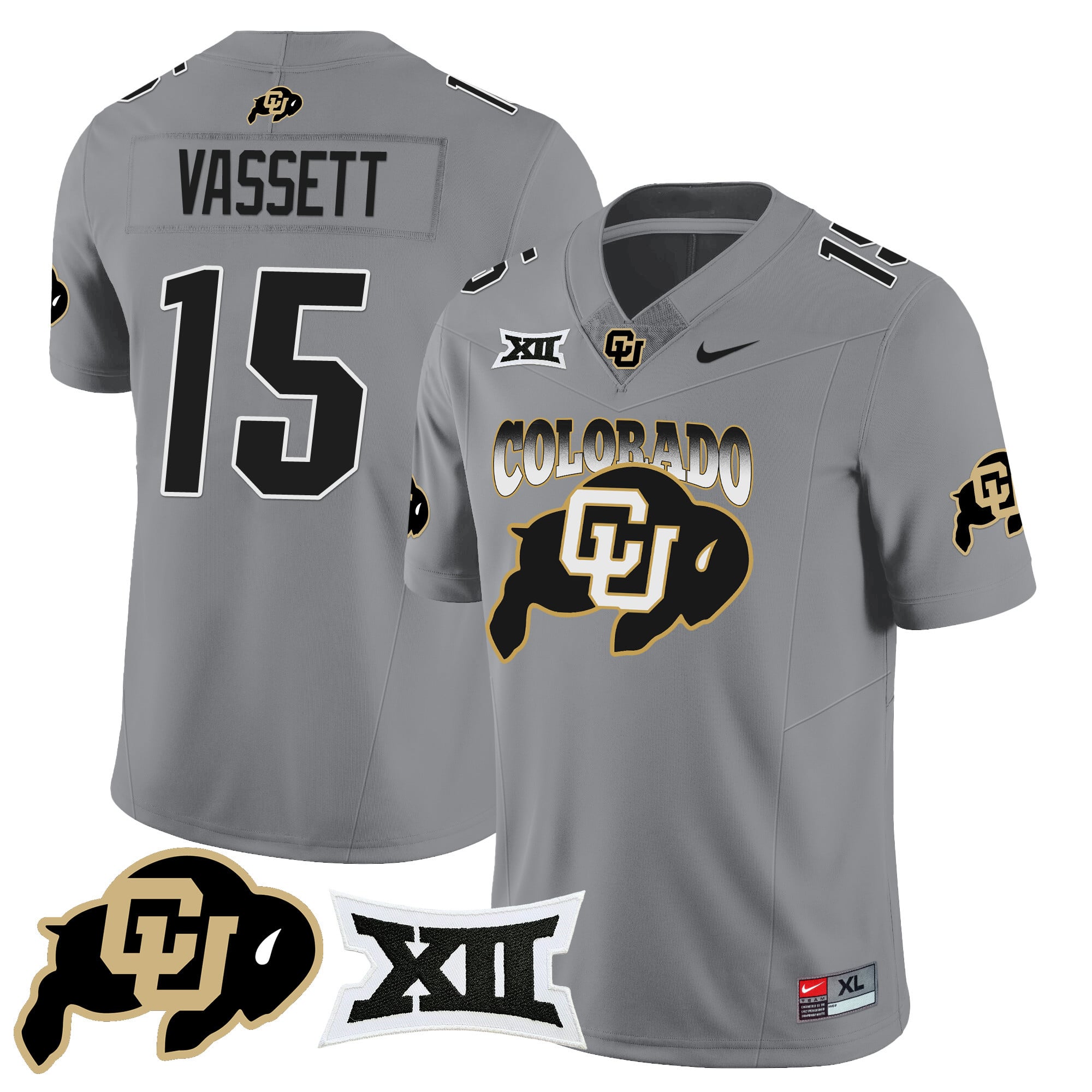 Men's Colorado Buffaloes 2024 Vapor Limited Jersey N2 - All Stitched