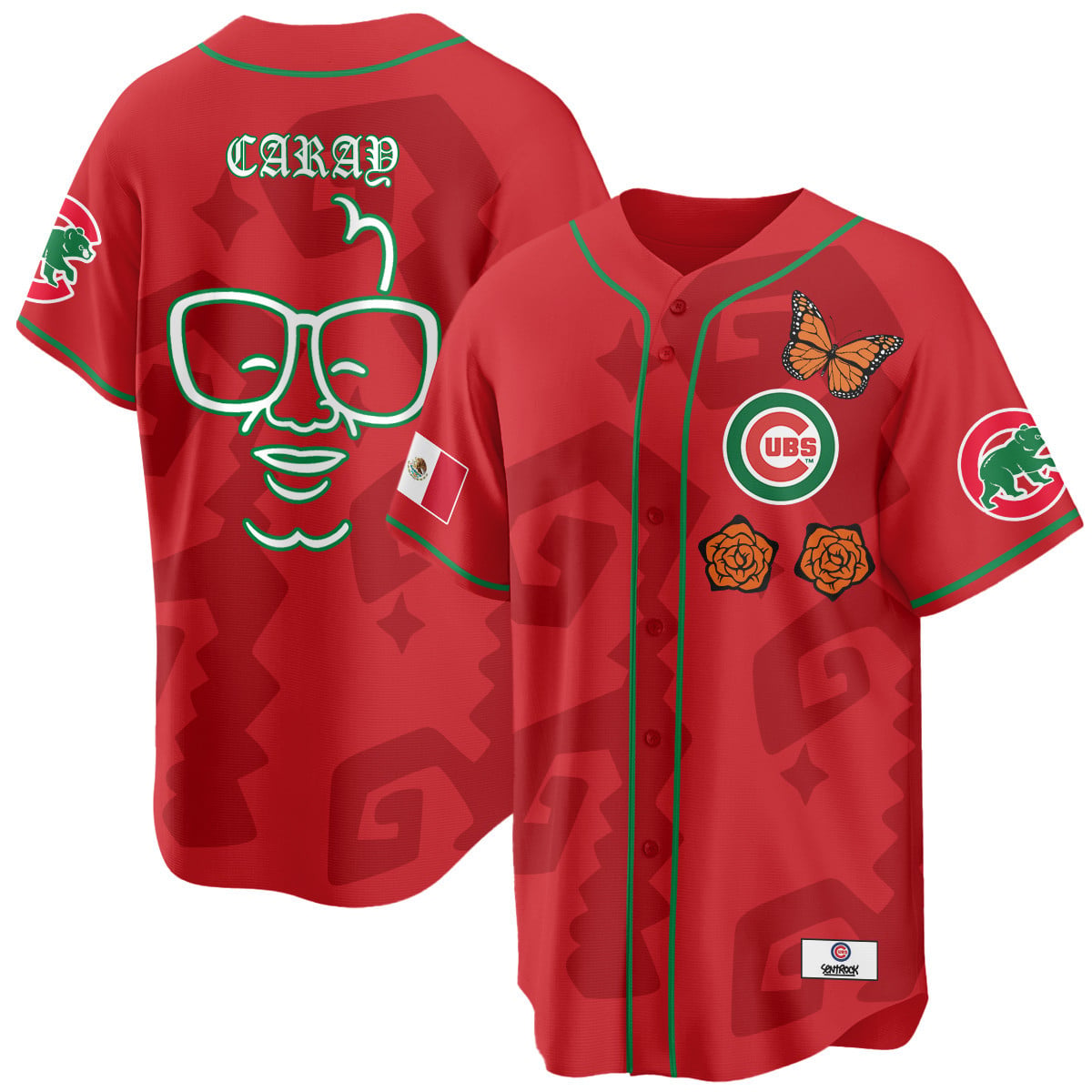 Men's Chicago Cubs "Xicago" Mexican Heritage Jersey - All Stitched