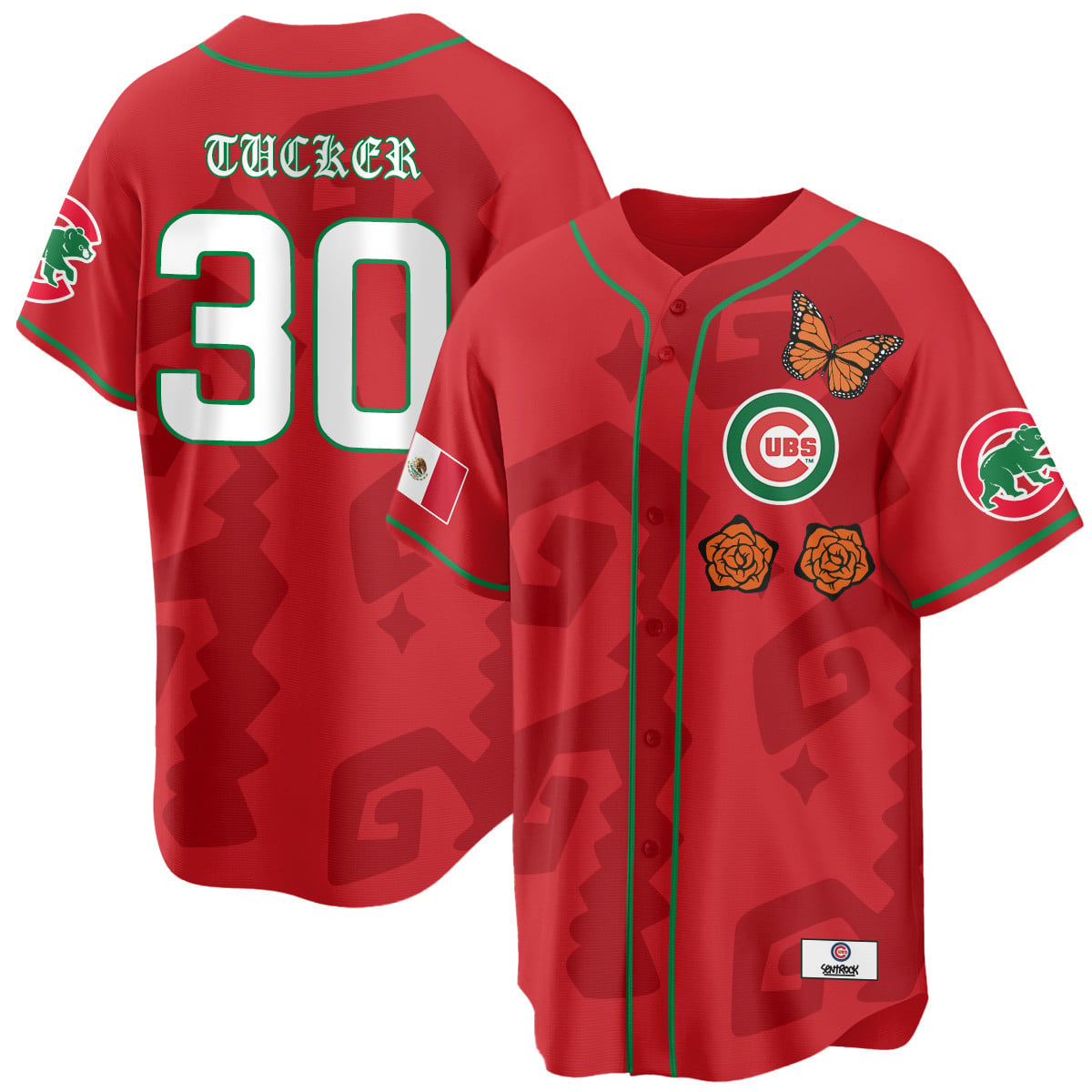 Men's Chicago Cubs "Xicago" Mexican Heritage Jersey - All Stitched
