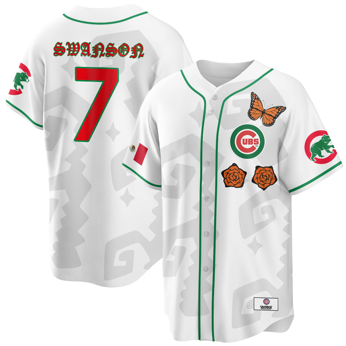 Men's Chicago Cubs "Xicago" Mexican Heritage Jersey - All Stitched