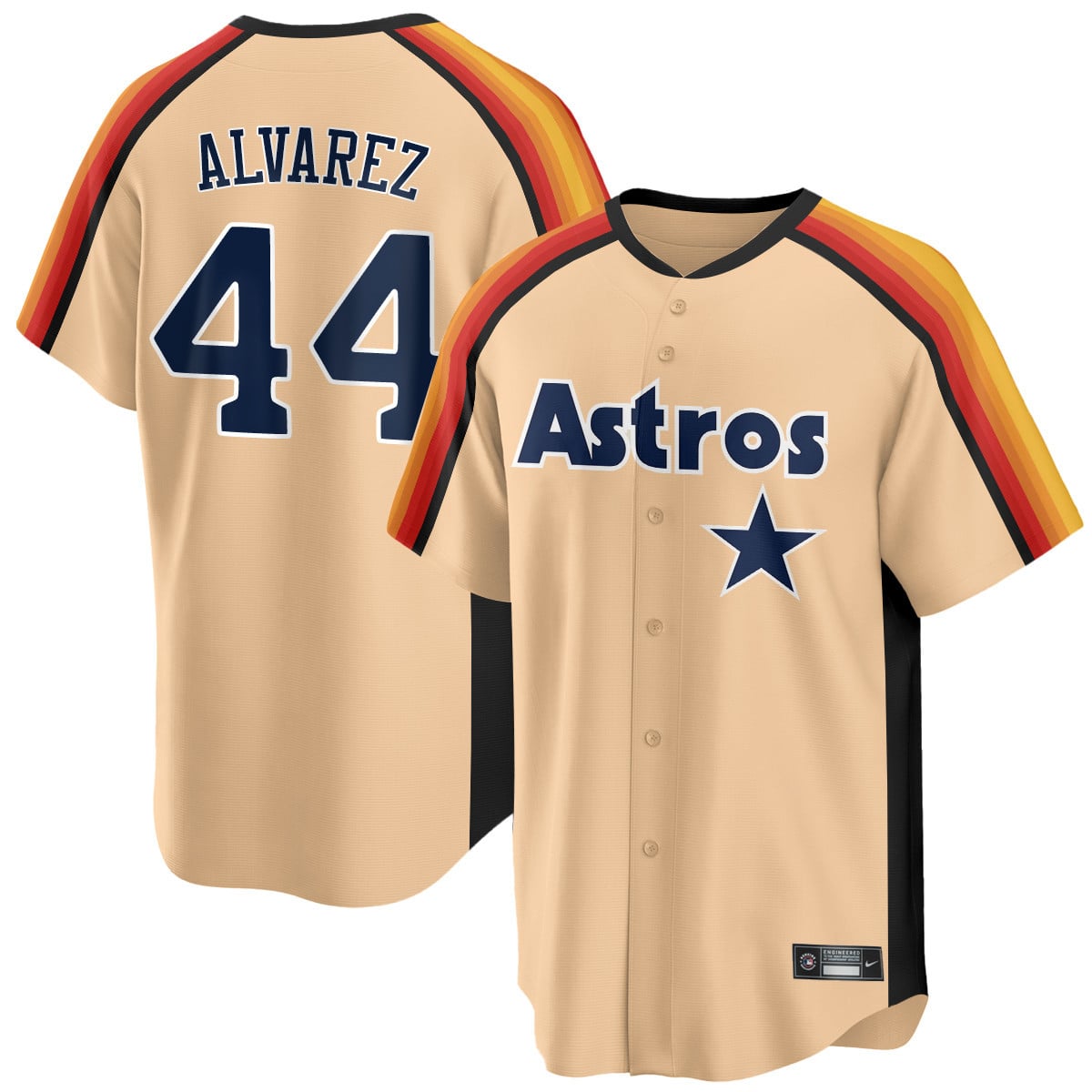 Houston Astros 1989 Throwback Road Jersey - All Stitched