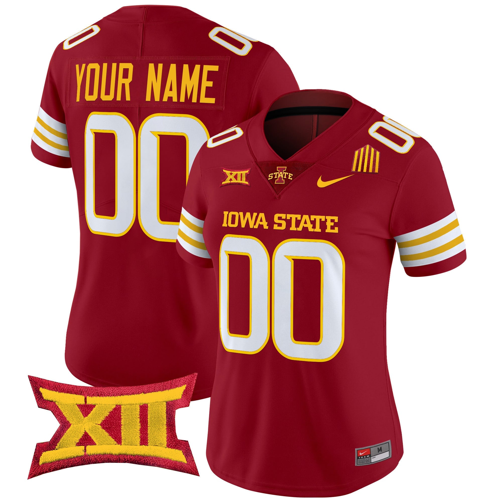 Iowa State Cyclones 2025 Vapor Limited Custom Jersey - All Stitched