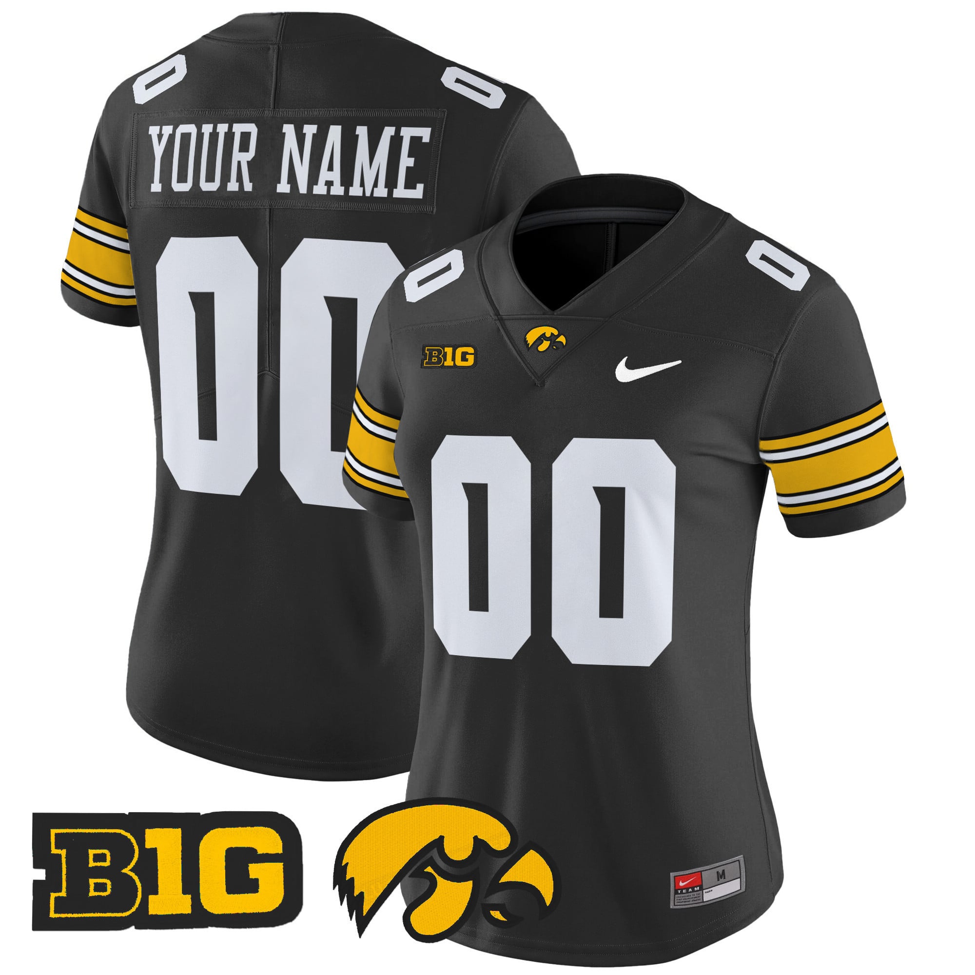Iowa Hawkeyes 2025 Vapor Limited Custom Jersey - All Stitched