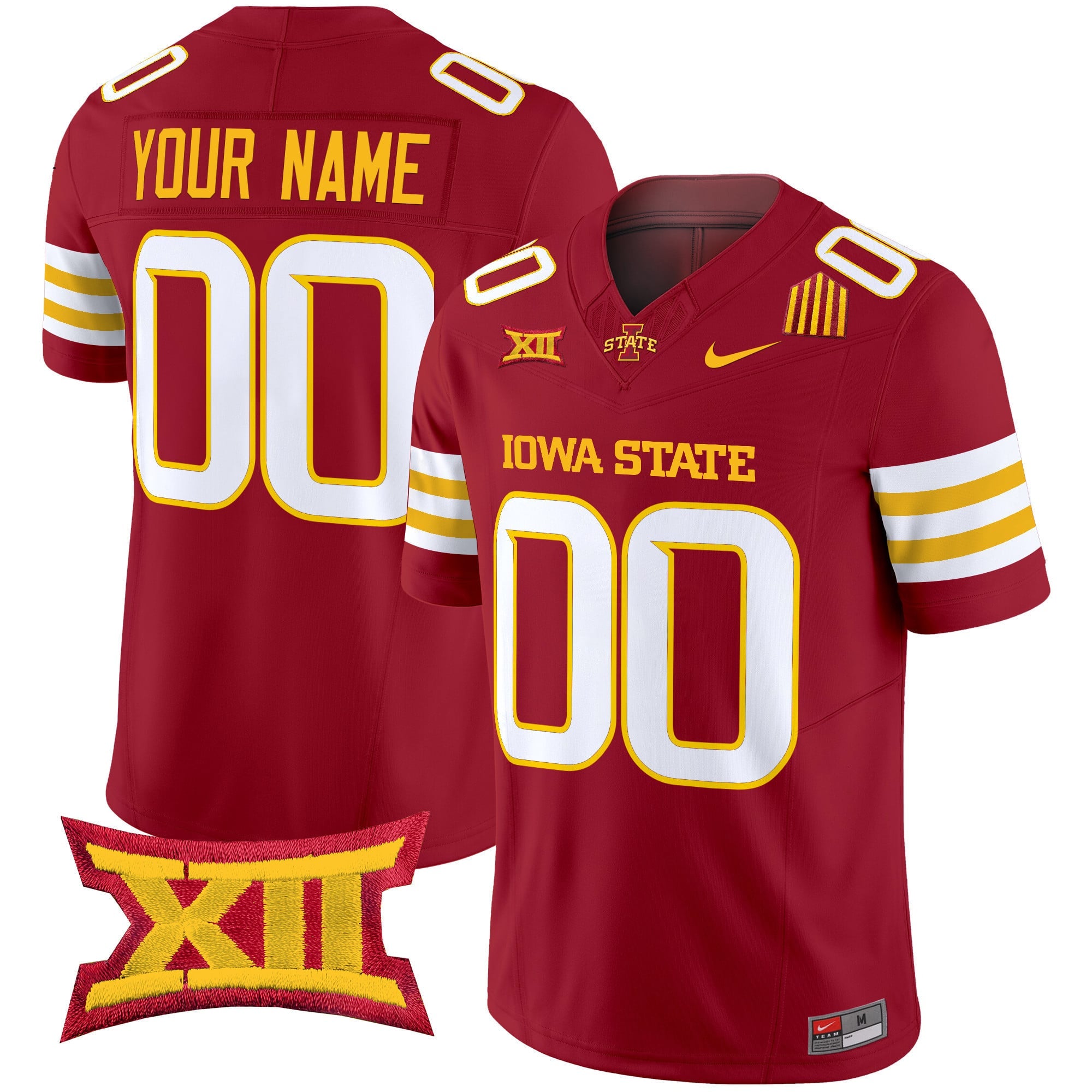 Iowa State Cyclones 2024 Vapor Limited Custom Jersey - All Stitched