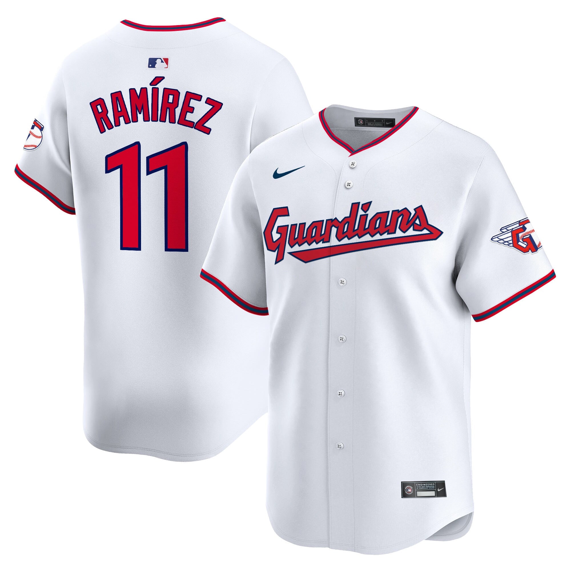 Men's Cleveland Guardians 2025 Vapor Premier Limited Jersey - All Stitched