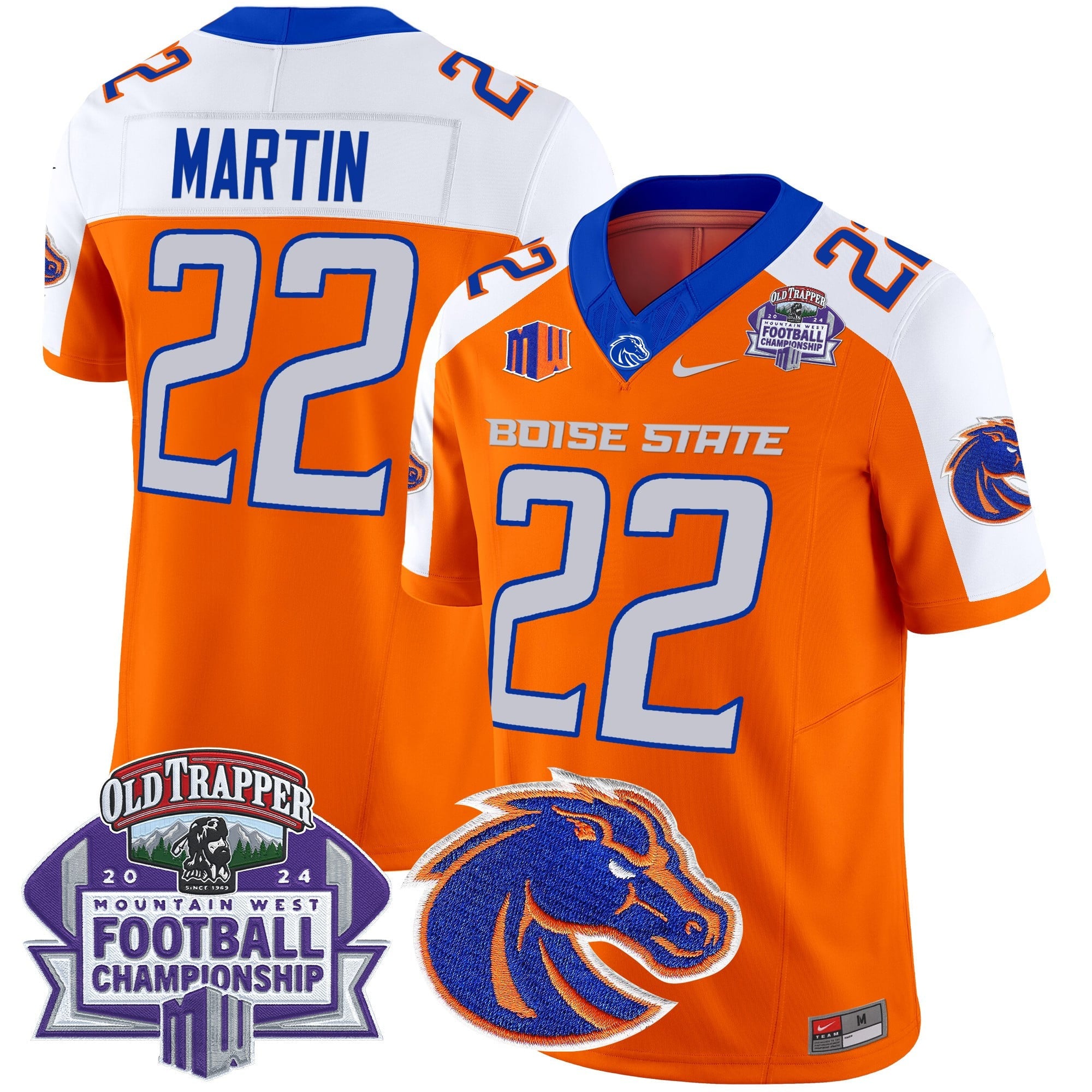 Men's Boise State Broncos 2024 Championship Vapor Limited Jersey - All Stitched