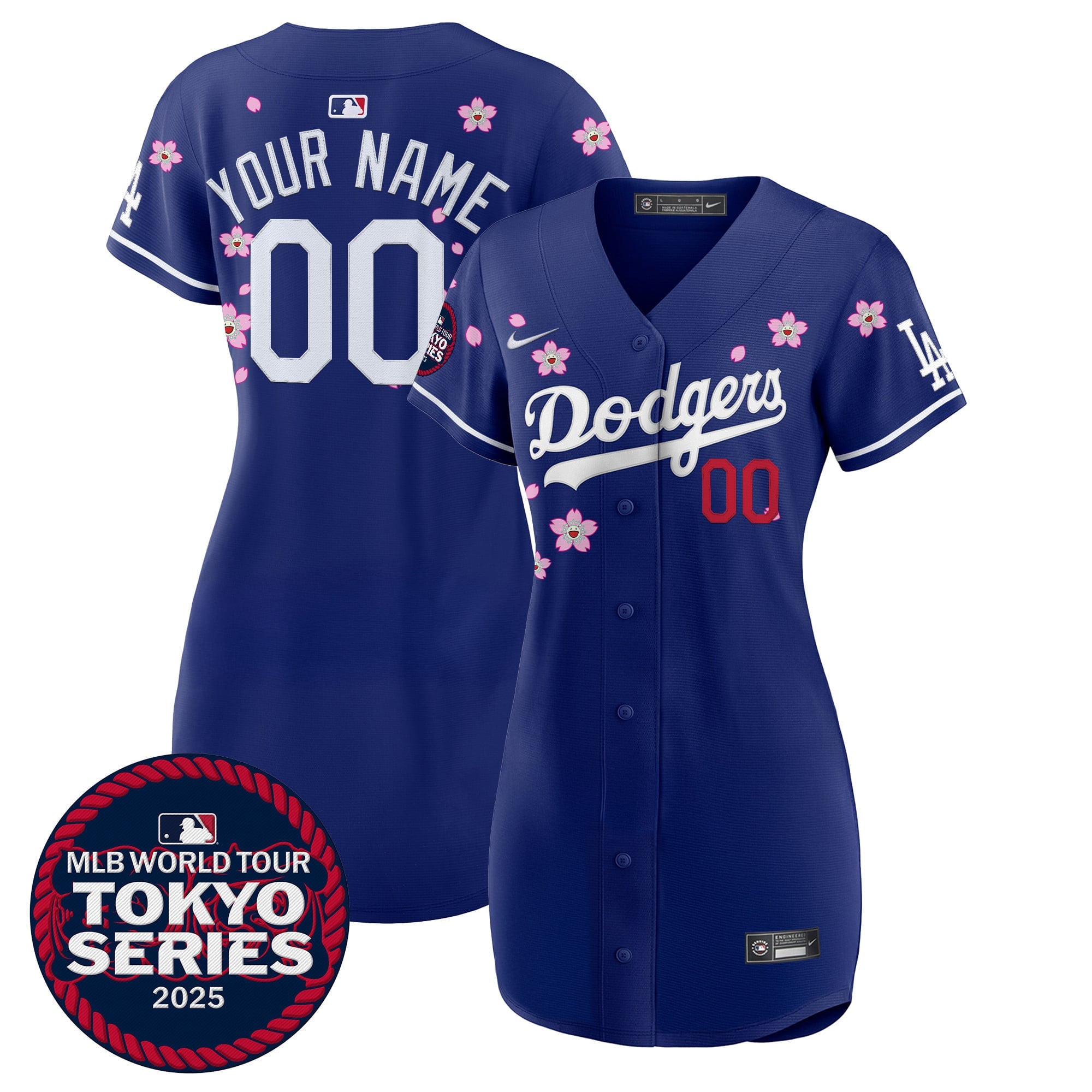 Dodgers Tokyo Series 2025 Baseball Custom Dress - Stitched