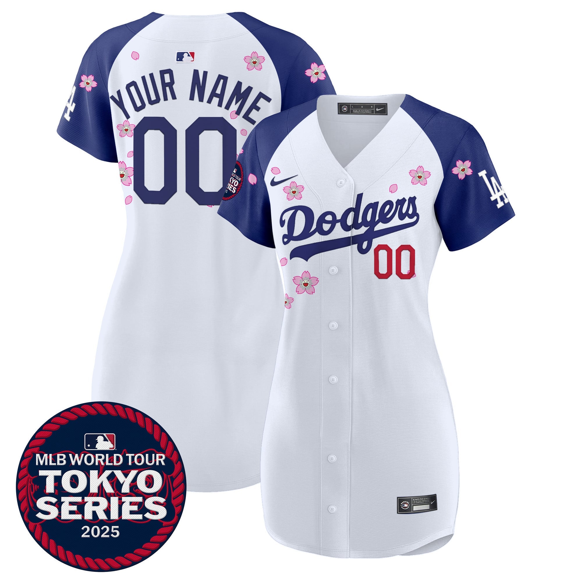 Dodgers Tokyo Series 2025 Baseball Custom Dress - Stitched