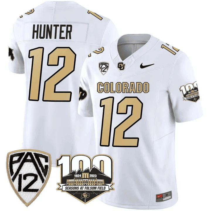 Men's Colorado Buffaloes 100th Seasons At Folsom Field Patch Vapor Limited Jersey V2 ?All Stitched