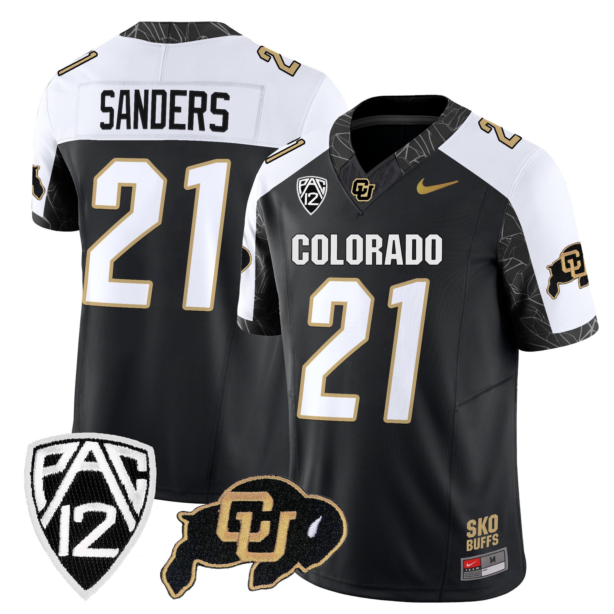 Men's Colorado Buffaloes Rocky Style Vapor Limited Jersey - All Stitched