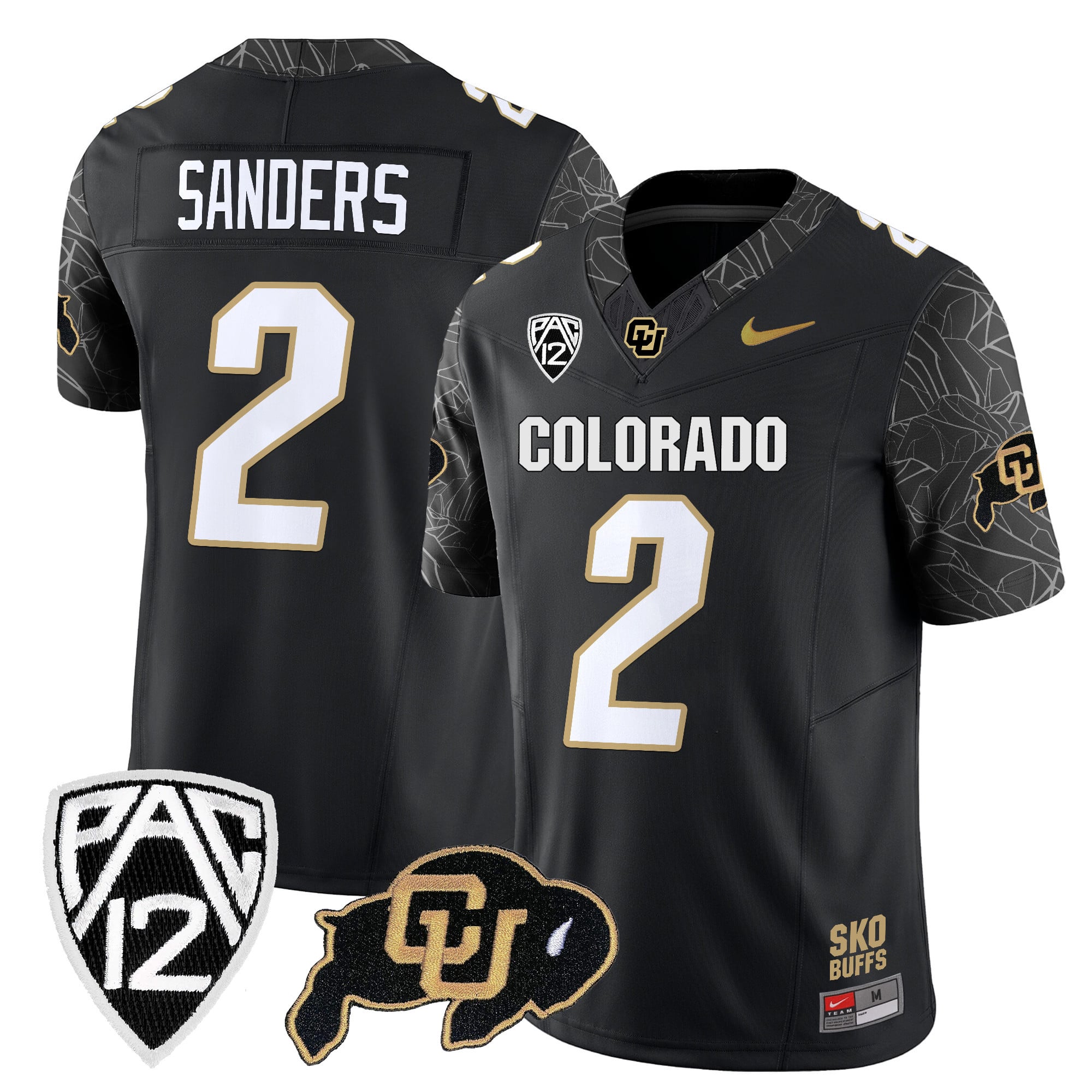 Men's Colorado Buffaloes Rocky Style Vapor Limited Jersey - All Stitched