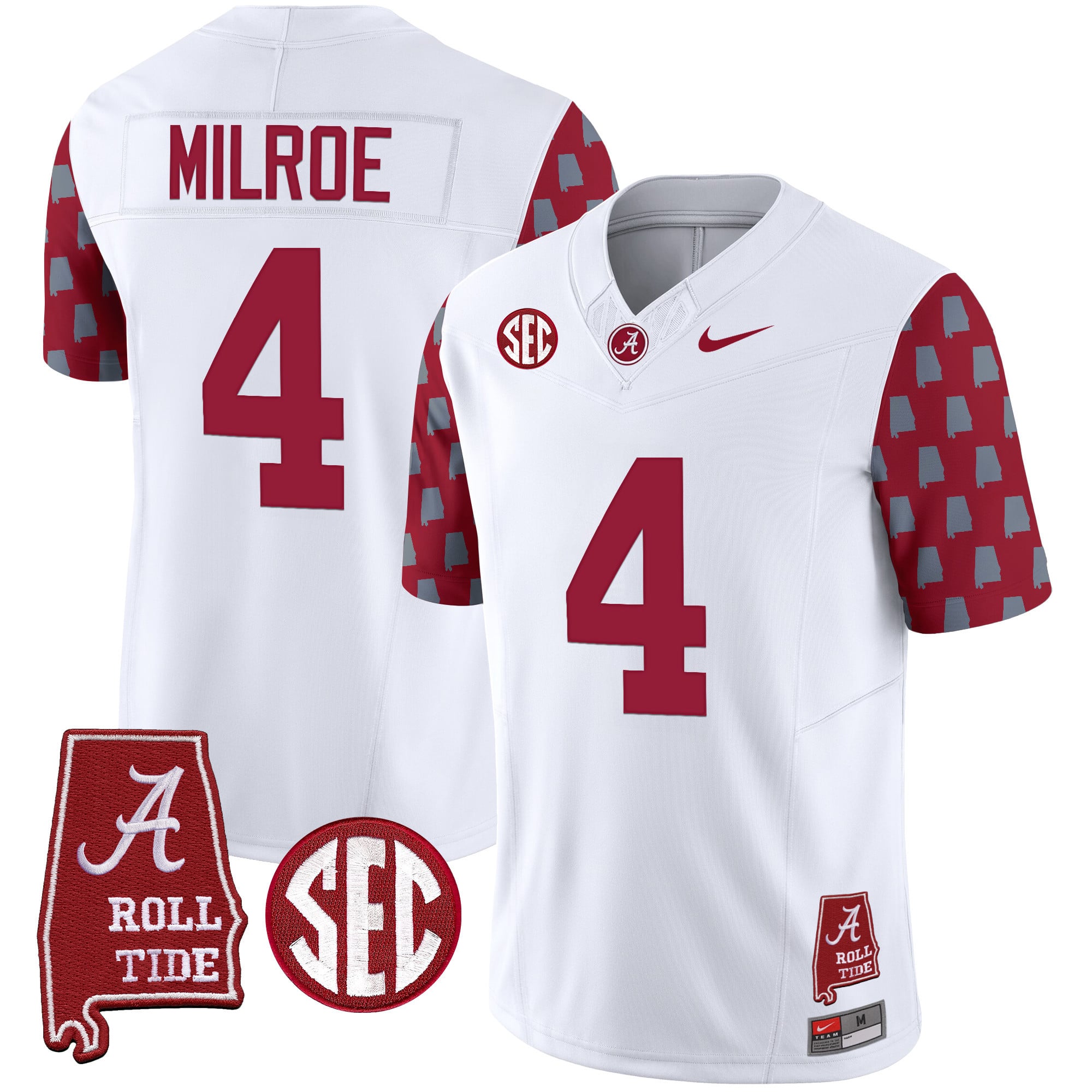 Men's Alabama Crimson Tide Vapor Limited Jersey - Alabama State Style - All Stitched