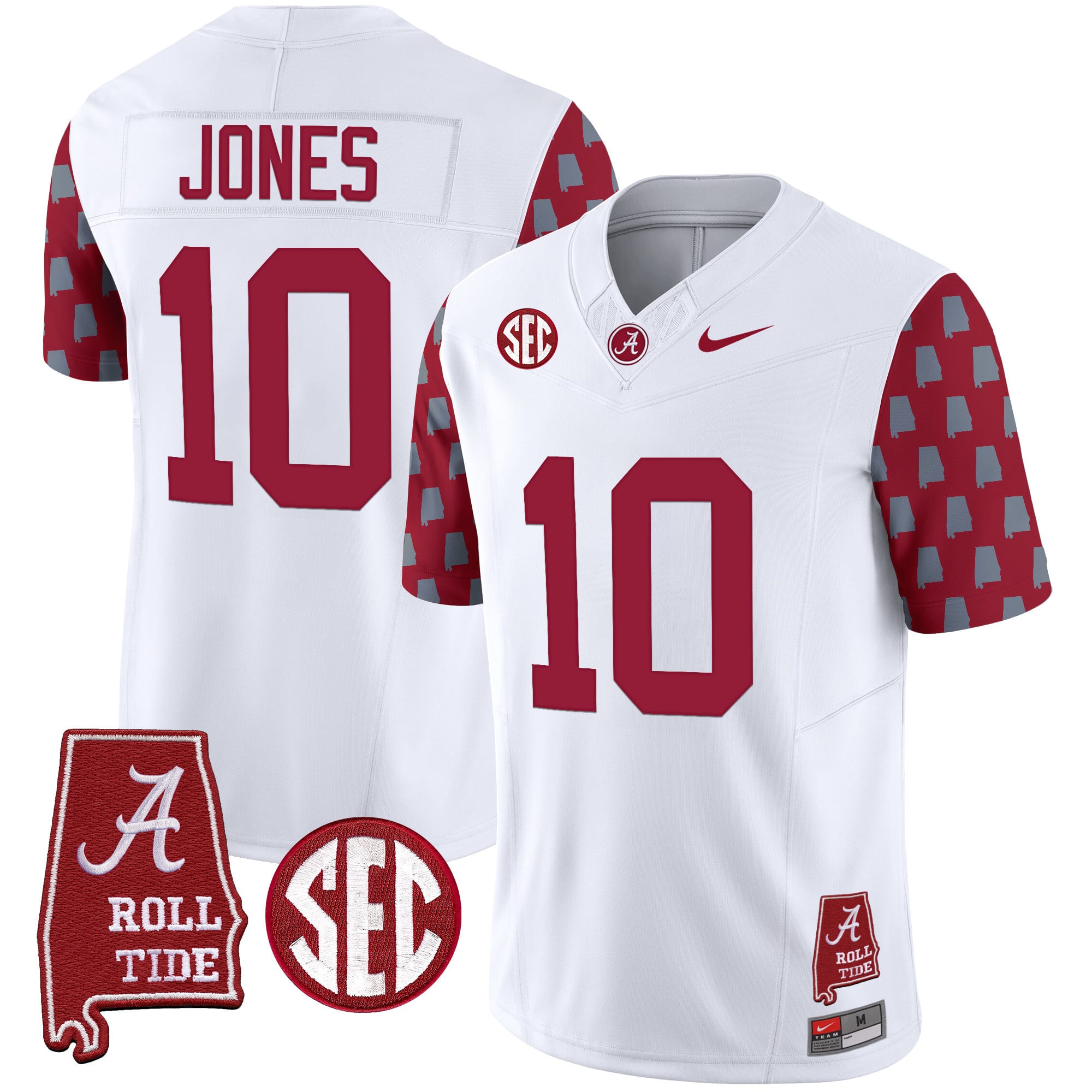 Men's Alabama Crimson Tide Vapor Limited Jersey - Alabama State Style - All Stitched