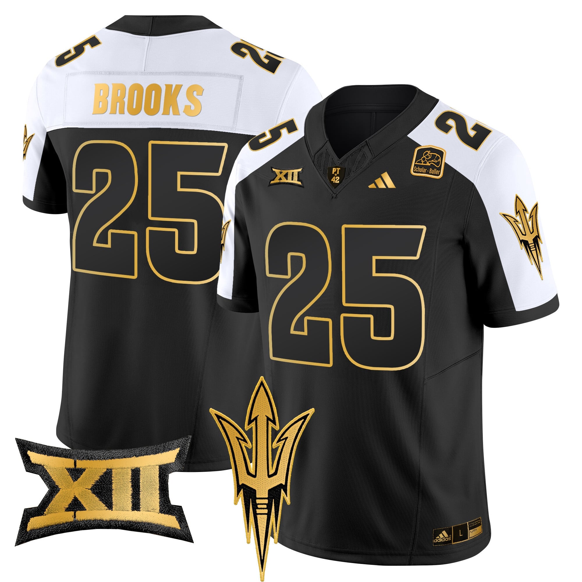 Men's Arizona State Sun Devils 2024 Gold Vapor Limited Jersey - All Stitched