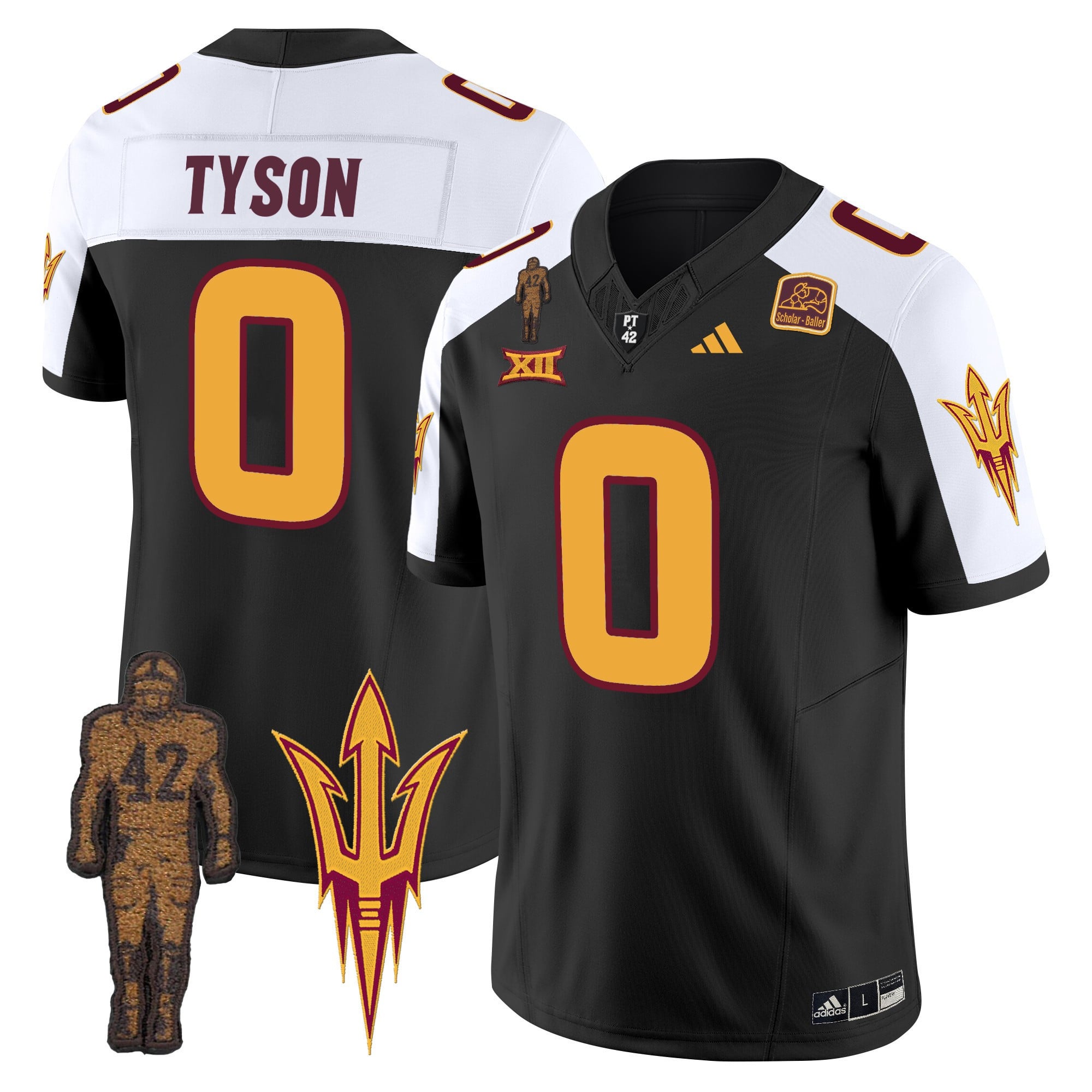Men's Arizona State Sun Devils 2024 Pat Tillman Honoring Patch Vapor Limited Jersey - All Stitched
