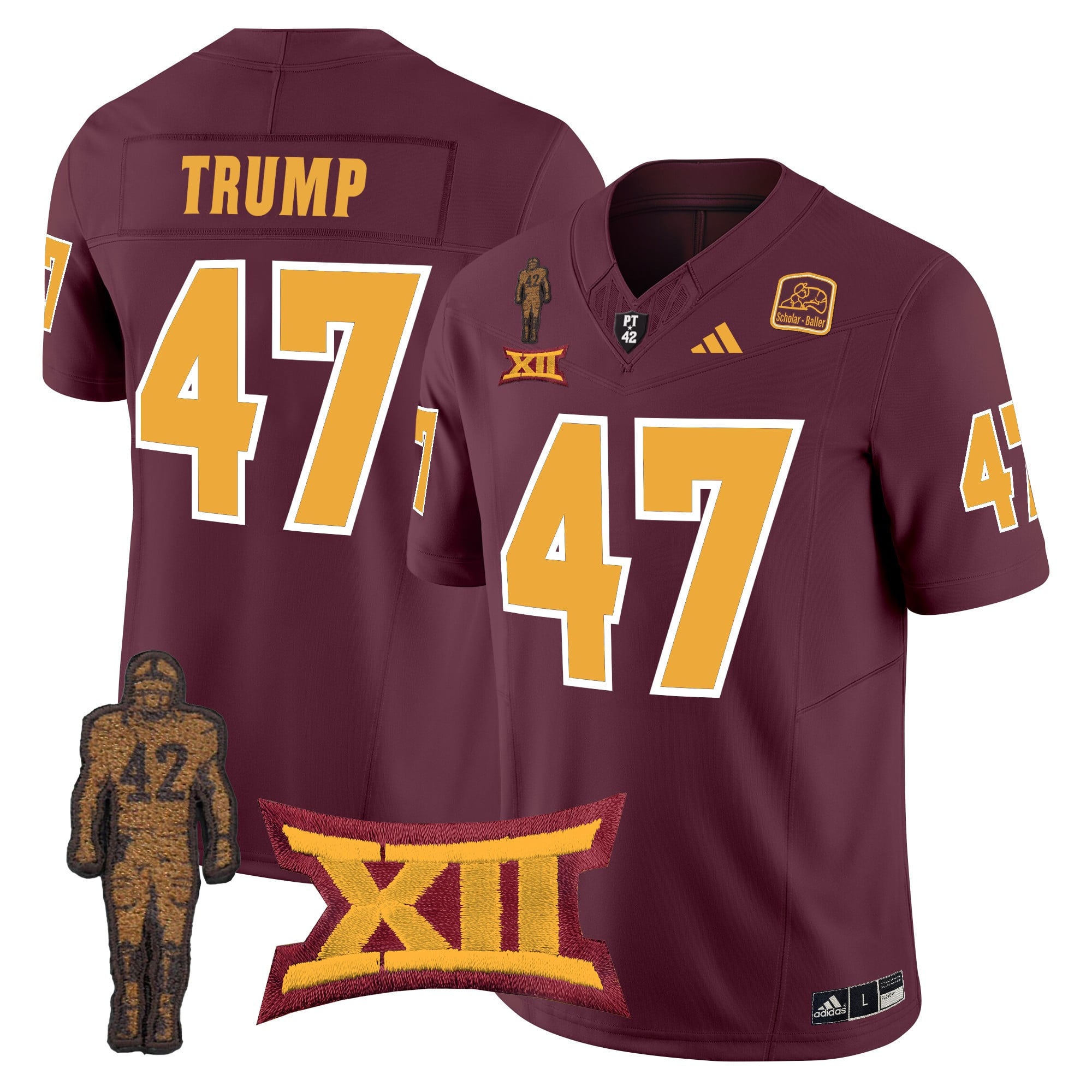 Men's Arizona State Sun Devils 2024 Pat Tillman Honoring Patch Vapor Limited Jersey - All Stitched
