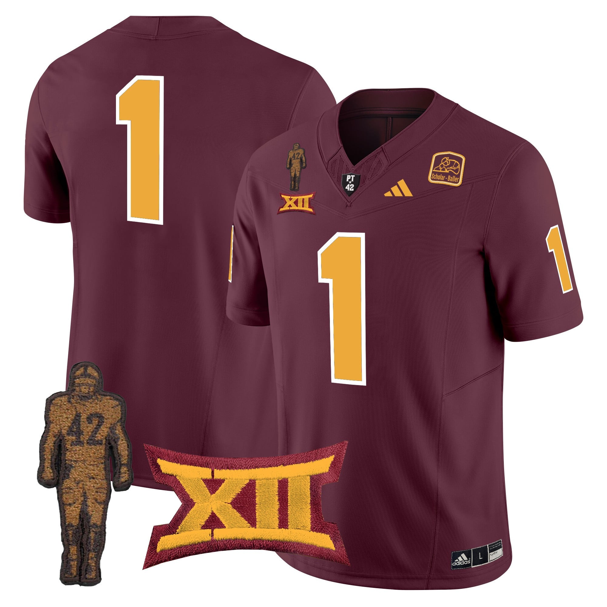 Men's Arizona State Sun Devils 2024 Pat Tillman Honoring Patch Vapor Limited Jersey - All Stitched