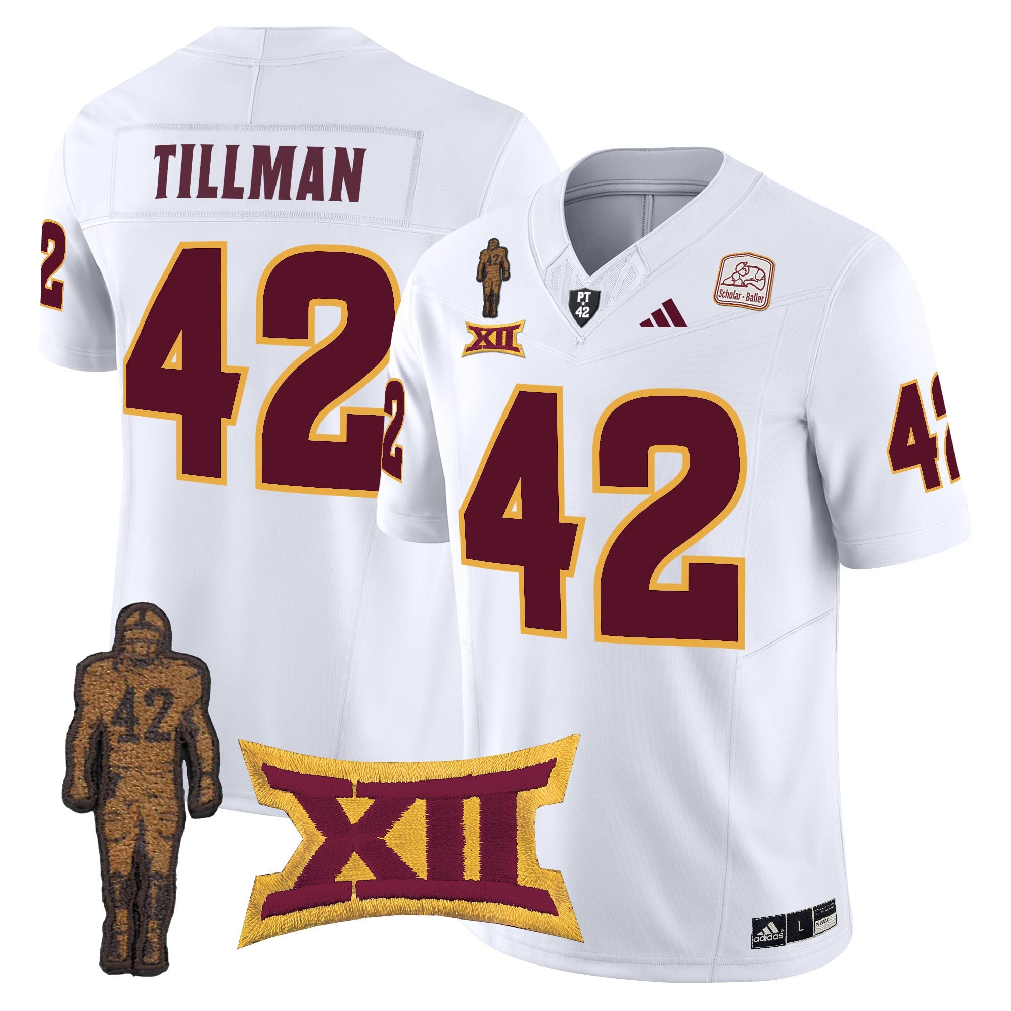 Men's Arizona State Sun Devils 2024 Pat Tillman Honoring Patch Vapor Limited Jersey - All Stitched