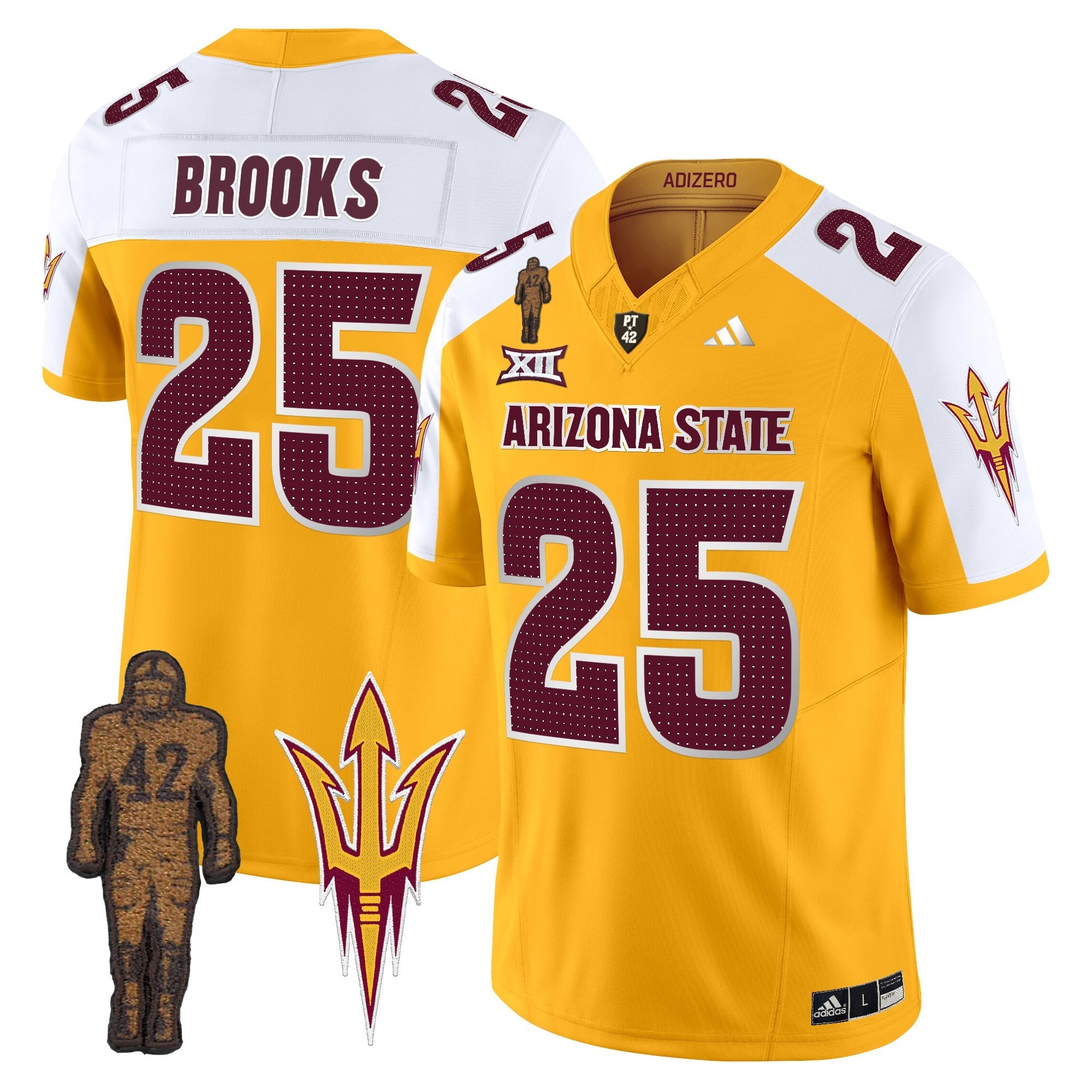 Men's Arizona State Sun Devils 2024 Pat Tillman Honoring Patch Vapor Limited Jersey V2 - All Stitched