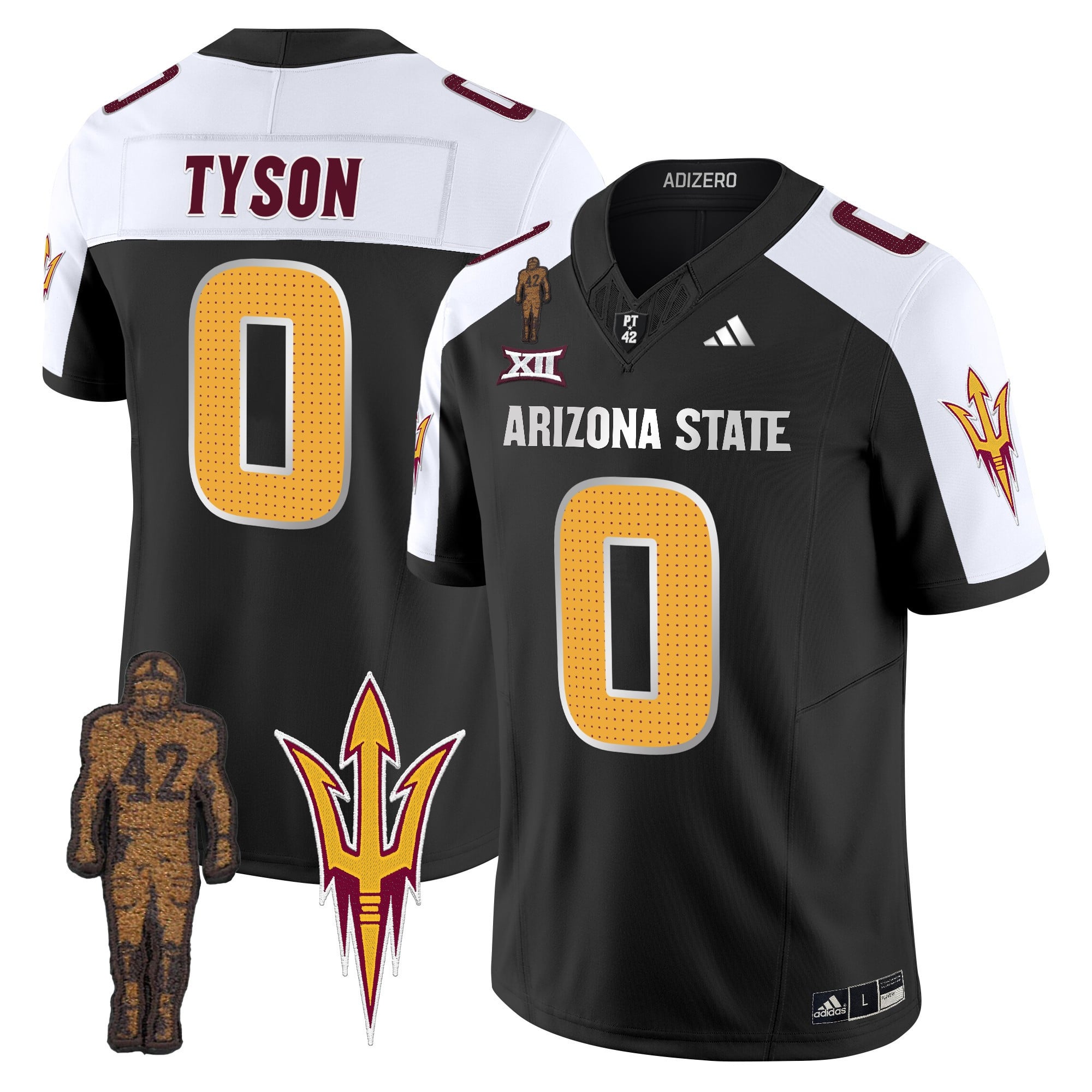 Men's Arizona State Sun Devils 2024 Pat Tillman Honoring Patch Vapor Limited Jersey V2 - All Stitched