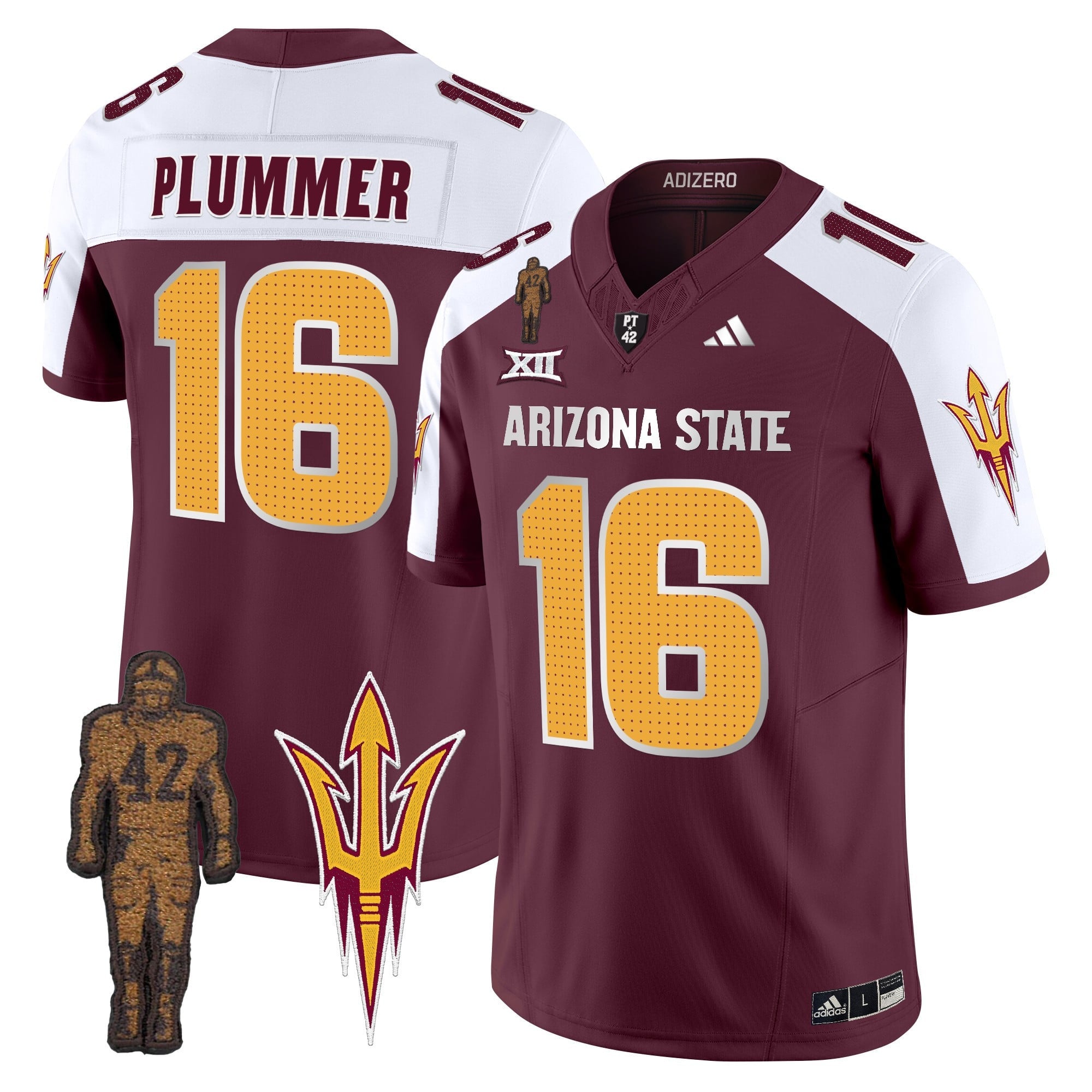 Men's Arizona State Sun Devils 2024 Pat Tillman Honoring Patch Vapor Limited Jersey V2 - All Stitched